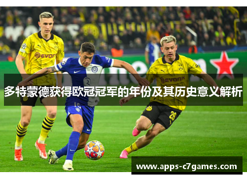 多特蒙德获得欧冠冠军的年份及其历史意义解析