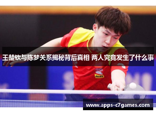 王楚钦与陈梦关系揭秘背后真相 两人究竟发生了什么事