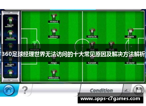 360足球经理世界无法访问的十大常见原因及解决方法解析